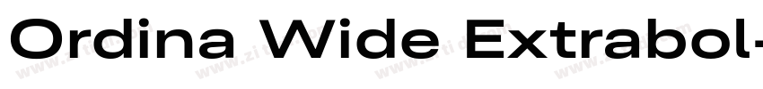 Ordina Wide Extrabol字体转换 Ordina Wide Extrabol字体转换
